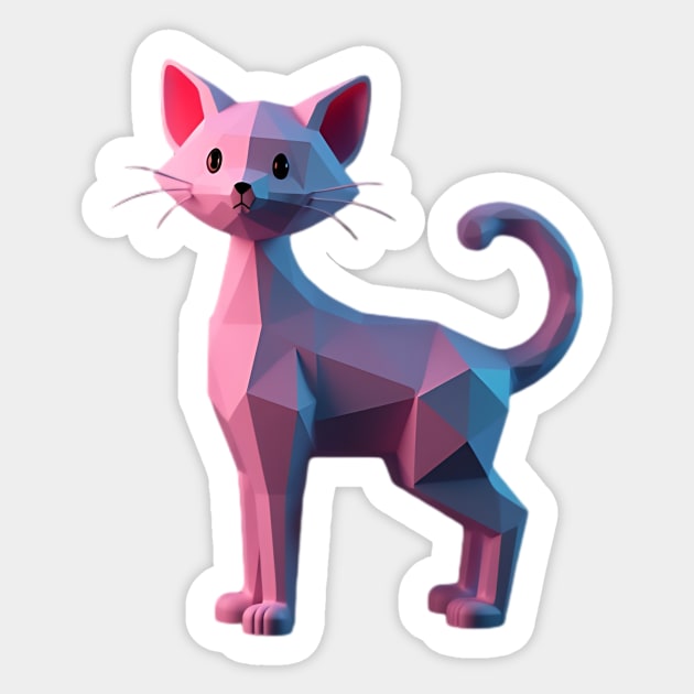 Cute Cat VR 3D Sticker by animegirlnft